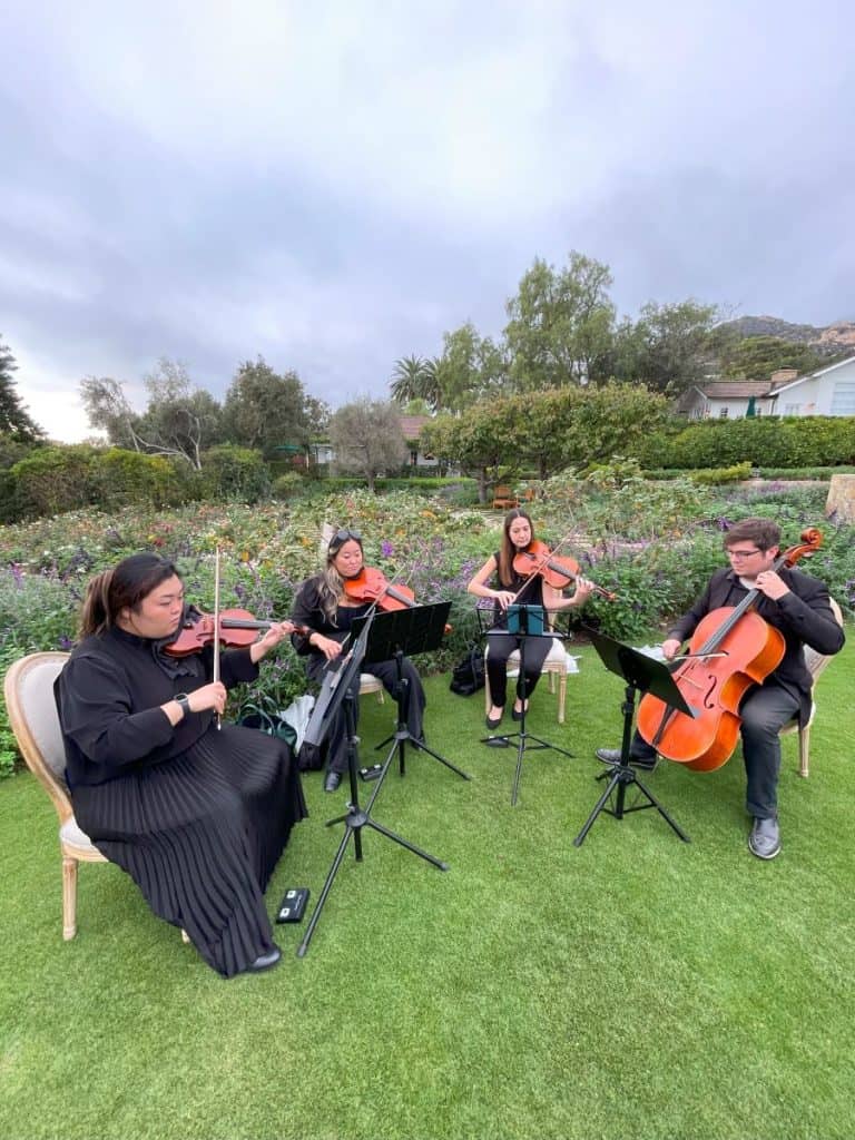 Santa Barbara String Quartet San Ysidro Ranch  