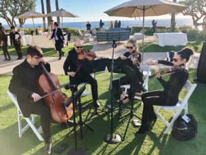 Wedding String Quartet musicians Orange County